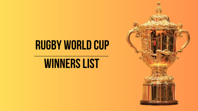 Rugby World Cup Winners List (1987-2019)