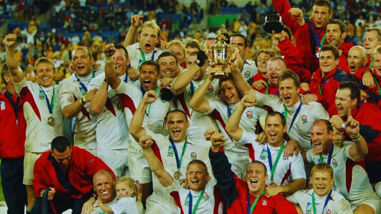 When did England win the Rugby World Cup?